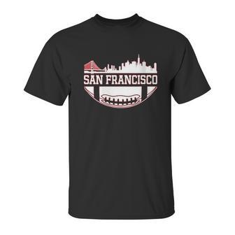 San Francisco Football Vintage Sf Cali Retro Gameday Unisex T-Shirt | Favorety