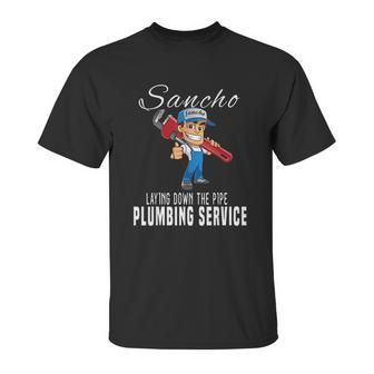 Sancho Plumbing Service Unisex T-Shirt | Favorety UK