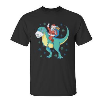 Santa Dinosaur Pandemic Unisex T-Shirt | Favorety CA