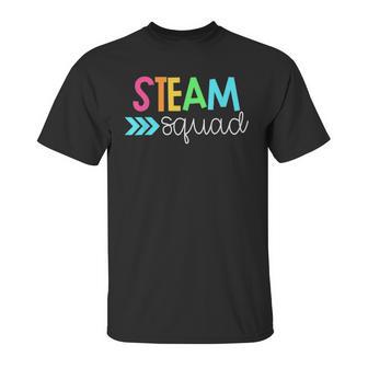 Science Tech Engineering Math Art S Steam Squad Unisex T-Shirt | Favorety