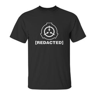 Scp Foundation Redacted Unisex T-Shirt | Favorety