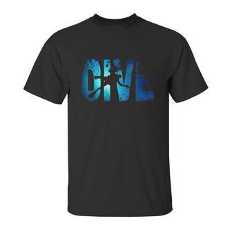 Scuba Diving Divers Shadow Deep Swim Unisex T-Shirt | Favorety DE