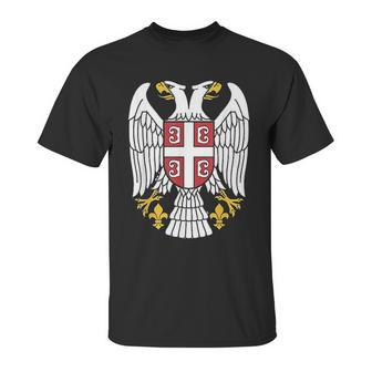 Serbian Eagle Srpski Grb Emblem Serbia Double-Headed Eagle Unisex T-Shirt | Favorety DE