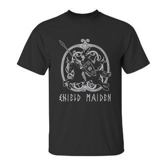 Shield Maiden Viking Woman Warrior Norse Mythology Gift Unisex T-Shirt | Favorety DE