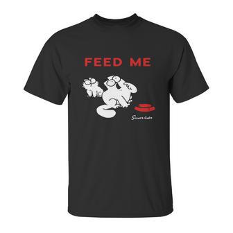 Simons Cat - Feed Me Unisex T-Shirt | Favorety CA