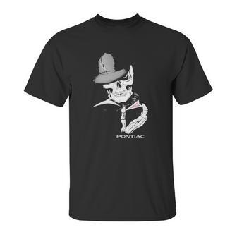 Skeleton Skull Pontiac Logo Unisex T-Shirt | Favorety DE