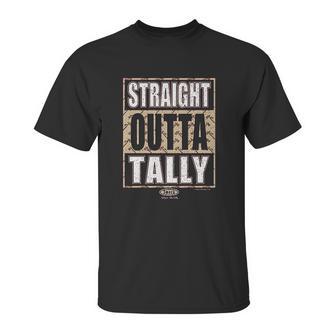 Smack Apparel Florida State Football Fans Straight Outta Tally Garnet Unisex T-Shirt | Favorety