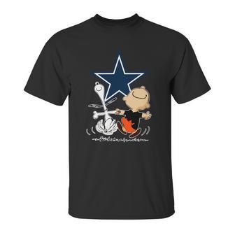 Snoopy Cowboys Fans Unisex T-Shirt | Favorety