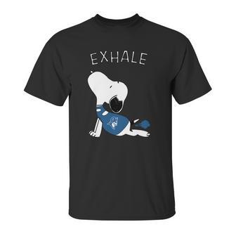 Snoopy Exhale Duke Unisex T-Shirt | Favorety