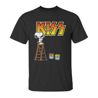 Snoopy Paint Kiss Unisex T-Shirt | Favorety UK