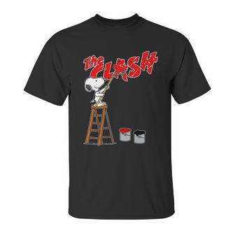 Snoopy Paints The Clash Unisex T-Shirt | Favorety AU