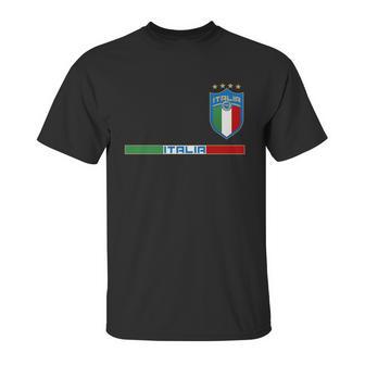 Soccer Team Championship Italia Italy Logo Unisex T-Shirt | Favorety