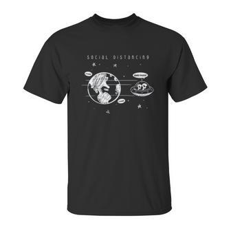 Social Distancing Aliens Distance Unisex T-Shirt | Favorety DE