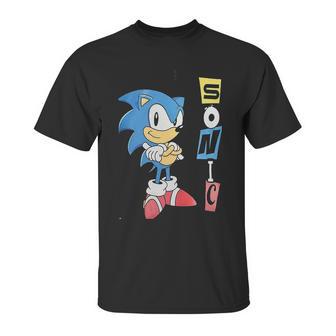 Sonic Hedgehog Cute Unisex T-Shirt | Favorety