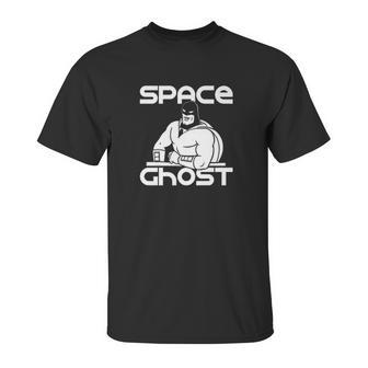 Space Ghost Line Art Space Ghost At Desk Unisex T-Shirt | Favorety