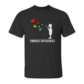 Sped Special Education Embrace Differences Unisex T-Shirt | Favorety AU