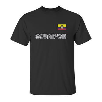 Spiritforged Apparel Ecuador Soccer Jersey Unisex T-Shirt | Favorety