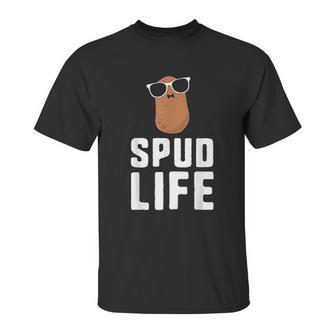 Spud Life Funny Potato Food Humor Vegetable Gift Unisex T-Shirt | Favorety AU