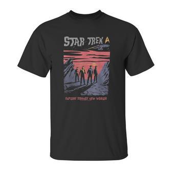 Star Trek Explore Strange New Worlds Art Graphic T-Shirt Unisex T-Shirt | Favorety CA