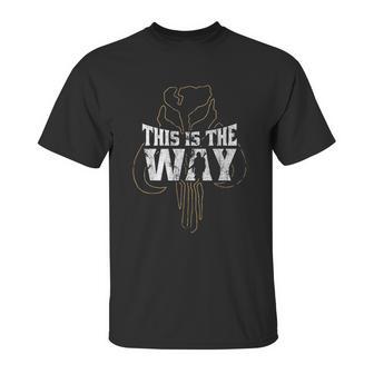 Star Wars The Mandalorian This Is The Way Mythosaur Overlay Unisex T-Shirt | Favorety DE