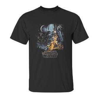 Star Wars A New Hope Vintage Poster Unisex T-Shirt | Favorety CA