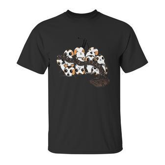 Star Wars Porgs Playing With Chewbaccas Things Unisex T-Shirt | Favorety AU