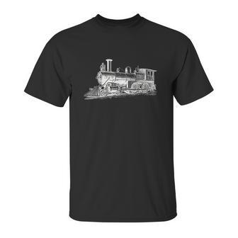 Steam Locomotive Train Engineer Railroad Mechanic Unisex T-Shirt | Favorety AU