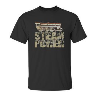 Steam Power Vintage Steam Engine Retro Unisex T-Shirt | Favorety DE