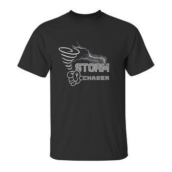 Storm Chaser Cool Electric Lightning Tornado Weather Unisex T-Shirt | Favorety CA