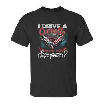 Superpower Corvette Unisex T-Shirt | Favorety