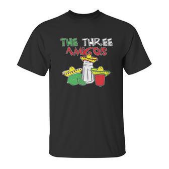 He Three Amigos Cinco De Mayo Drinker Unisex T-Shirt | Favorety