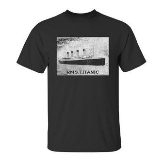 Titanic April 1912 Ship Voyage Atlantic Ocean Unisex T-Shirt | Favorety