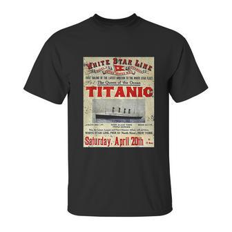 Titanic Sinking Titanic Gift Unisex T-Shirt | Favorety