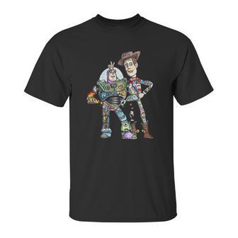 Toy Story Character Buzz Lightyear And Woody Unisex T-Shirt | Favorety CA