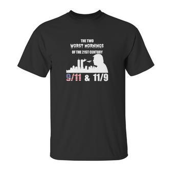 The Two Worst Morning Of The 21St Century 911 &Ampamp 119 Tshirt Unisex T-Shirt | Favorety UK