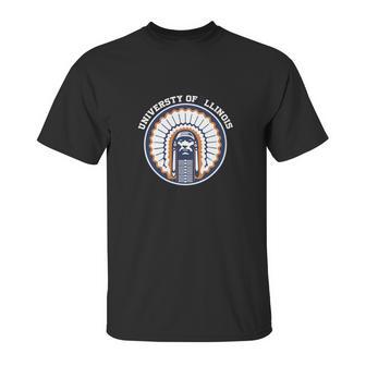 U Of I Illinois Chief Unisex T-Shirt | Favorety DE