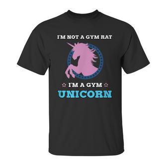 Unicorn Gym Workout Fun Fitness By Zany Brainy Unisex T-Shirt | Favorety CA