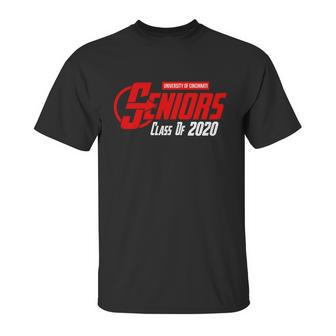 University Of Cincinnati Seniors Class Of 2020 Superhero Graduation Unisex T-Shirt | Favorety AU