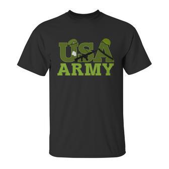 Usa Army Camo Logo Unisex T-Shirt | Favorety UK