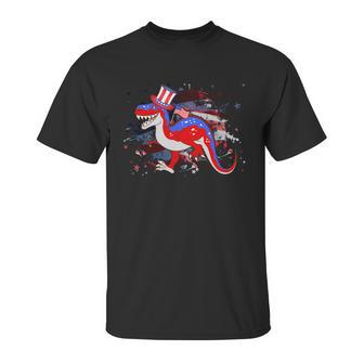 Usa Patriotic Presidential Dinosaur Unisex T-Shirt | Favorety AU