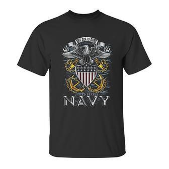 Usn Navy Full Print Eagle Unisex T-Shirt | Favorety DE