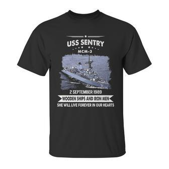Uss Sentry Mcm3 Unisex T-Shirt | Favorety