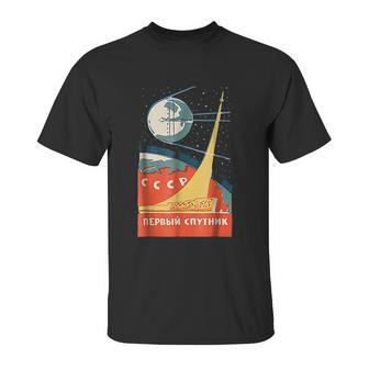 Ussr Vintage Communist Ussr Space Unisex T-Shirt | Favorety