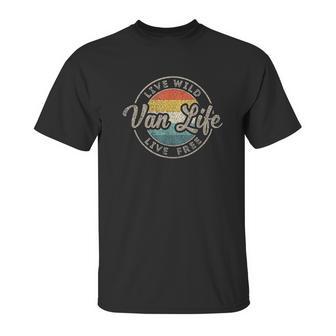 Van Life Clothing Retro Vintage Van Dwellers Vanlife Nomad Unisex T-Shirt | Favorety AU