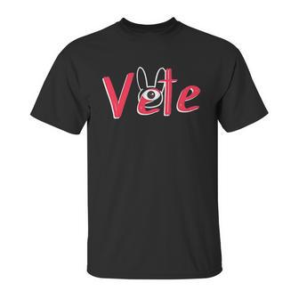 Vete One Eye Trap Bunny Silhouette Unisex T-Shirt | Favorety DE