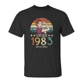 Vintage 1983 Limited Edition 1983 39Th Birthday 39 Years Old Unisex T-Shirt | Favorety