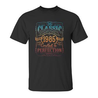 Vintage 1985 Limited Edition Gift 36 Years Old 36Th Birthday Unisex T-Shirt | Favorety CA