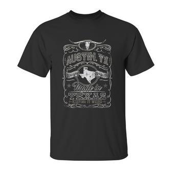 Vintage Austin Texas Keep Austin Weird Texas Unisex T-Shirt | Favorety CA