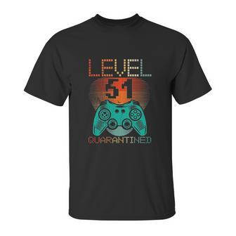 Vintage Level 51 Social Distancing Unisex T-Shirt | Favorety