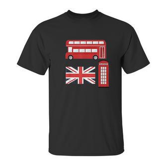 Vintage London I Love Travel Wanderlust Unisex T-Shirt | Favorety UK